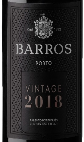 Barros 2018 Vintage port